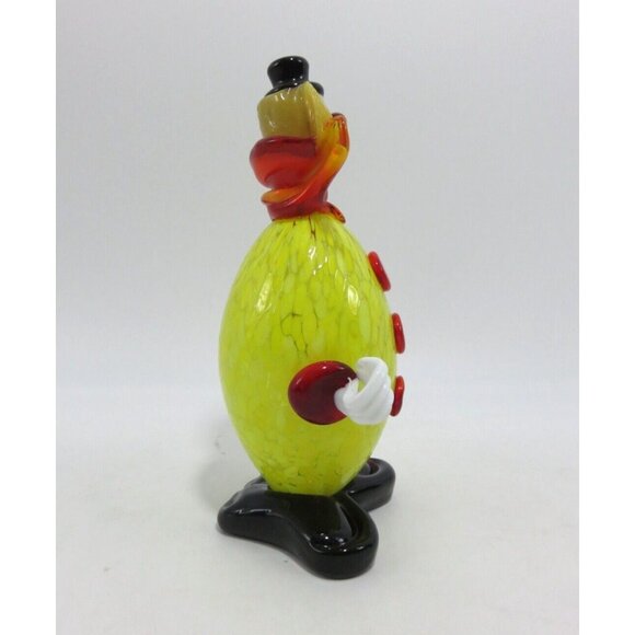 Vintage Murano Glass Clown Figurine Handcrafted Italian Art Collectible - Picture 4 of 10